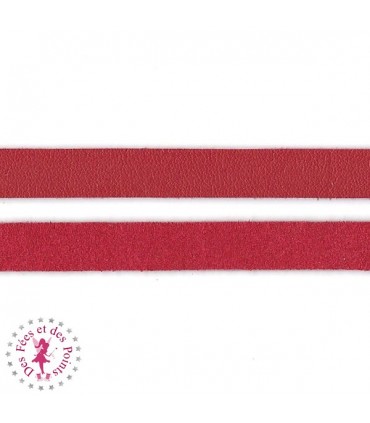 Lanière en cuir synthétique - Rouge