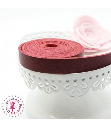 Lanière en cuir synthétique - 20 couleurs