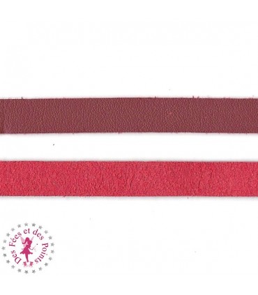 Lanière en cuir synthétique - Bordeaux