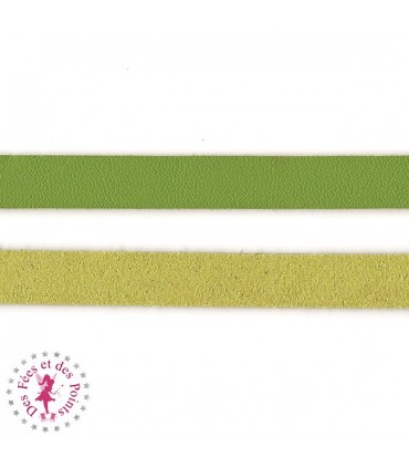 Lanière en cuir synthétique - Anis