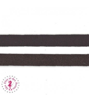 Lanière en cuir synthétique - Café
