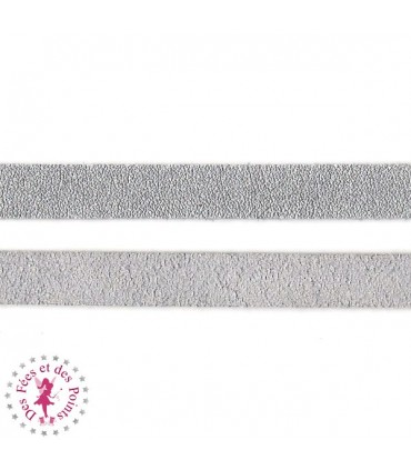Lanière en cuir synthétique - Argent