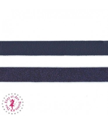 Lanière en cuir synthétique - Bleu Marine