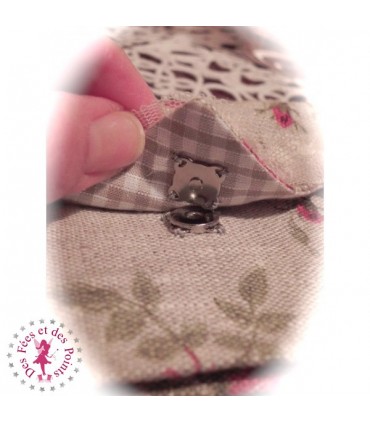 Fermoir magnétique / Aimant à coudre - Carré - 14 mm