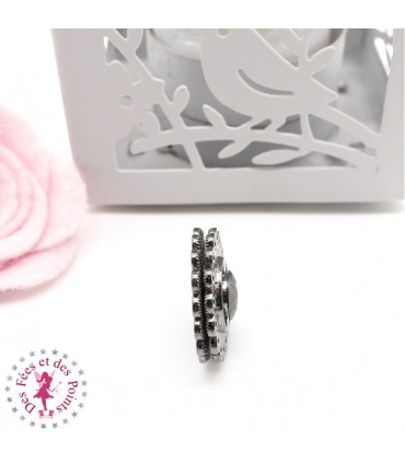 Pression métallique - "Dentelle" - 21 mm