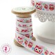 Elastique ruban - Coucou Hibou - 15 mm