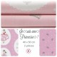 Coupons "Je suis une princesse" - Coton - 40 x 50 cm - 2 pièces