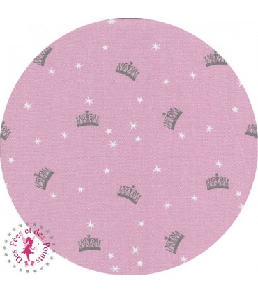 Coupons "Je suis une princesse" - Coton - 40 x 50 cm - 2 pièces