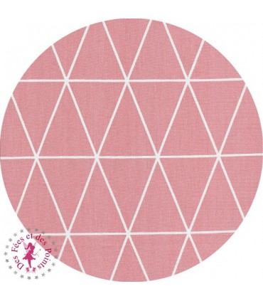 Coupons "Pink Flamingos" - Coton - 40 x 50 cm - 2 pièces