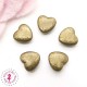 Rivets Coeurs - 8 mm - Bronze antique