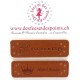 Etiquettes en cuir synthétique "Handmade" - Bonbon & Couronne