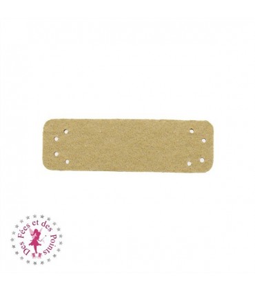 Etiquettes en cuir synthétique "Handmade" - Handmade & Portemonnaie