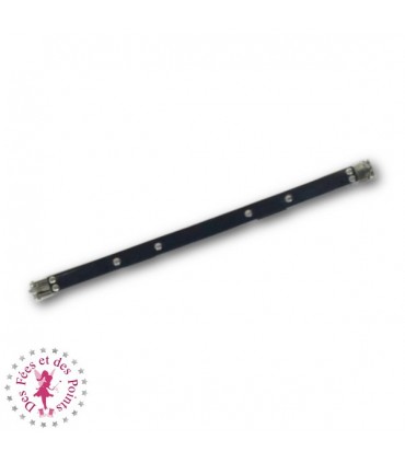 Fermoir Clic Clac - 30 cm - Argent