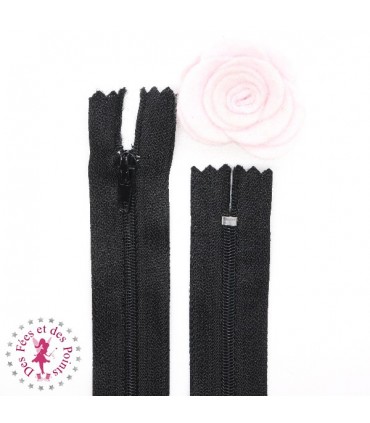 Fermeture éclair - 20 cm - Noir