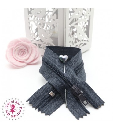 Fermeture éclair - 20 cm - Anthracite