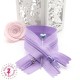 Fermeture éclair - 20 cm - Mauve