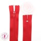 Fermeture éclair - 20 cm - Rouge
