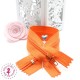 Fermeture éclair - 20 cm - Orange