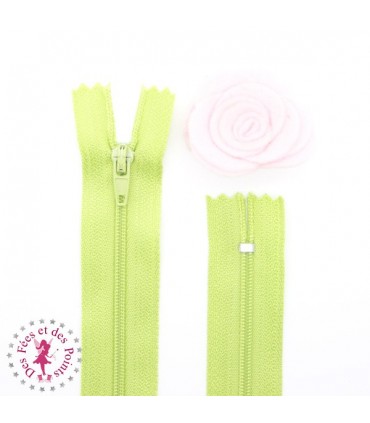 Fermeture éclair - 20 cm - Anis