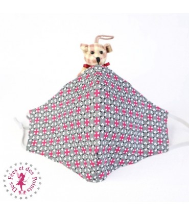 Masque de protection avec poche pour filtre - Geometric - Taille L - Homme