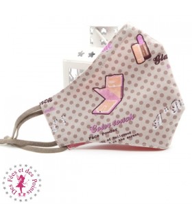 Masque de protection avec poche pour filtre - So Beautiful - Taille M - Femme/Ado