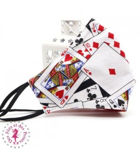 Masque de protection avec poche pour filtre - Jass - Taille M - Femme/Ado