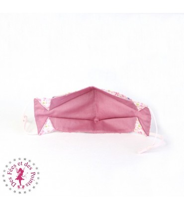 Masque de protection Anti buée - Mini Fleurs - Taille M - Femme/Ado