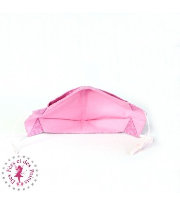 Masque de protection Anti buée - Grafic Rose - Taille M - Femme/Ado