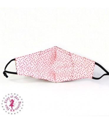 Masque de protection avec poche pour filtre - Chats - Taille M - Femme/Ado