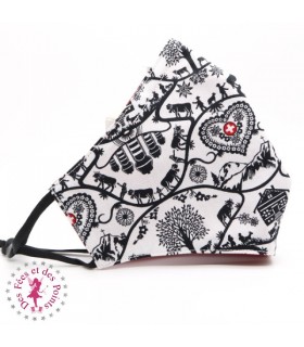 Masque de protection avec poche pour filtre - Poya - Taille L - Homme