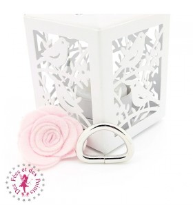 Anneau D -  25 mm - Argent