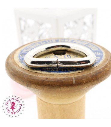 Anneau D -  25 mm - Argent