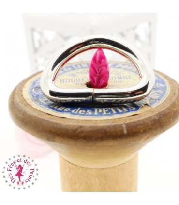 Anneau D -  25 mm - Argent