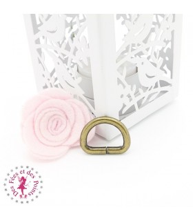 Anneau D - 20 mm - Bronze