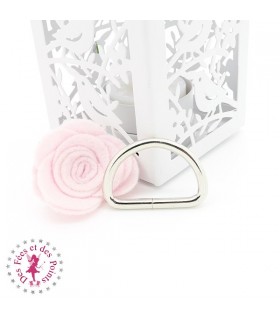 Anneau D - 32 mm - Argent