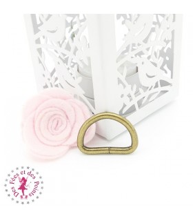 Anneau D - 25  mm - Bronze