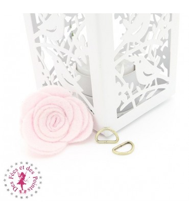 Anneau D - 10 mm - Bronze