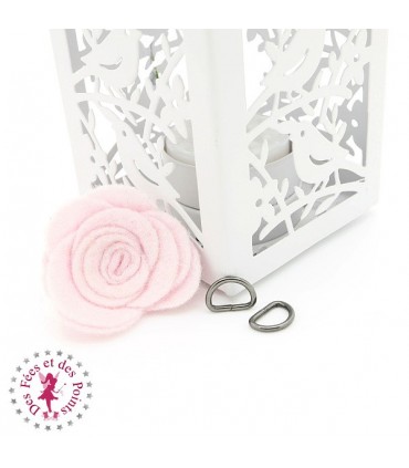 Anneau D - 10 mm - Gun Metal