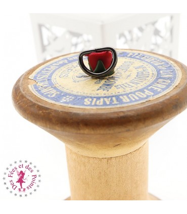 Anneau D - 10 mm - Gun Metal