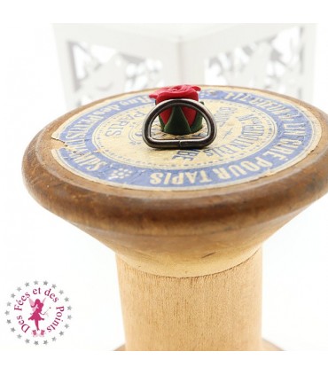 Anneau D - 10 mm - Gun Metal