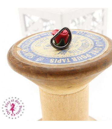 Anneau D - 10 mm - Gun Metal