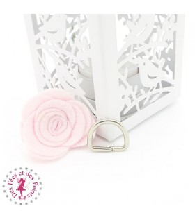 Anneau D -  16 mm - Argent