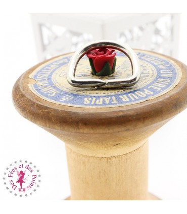 Anneau D -  16 mm - Argent