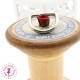 Anneau D -  16 mm - Argent
