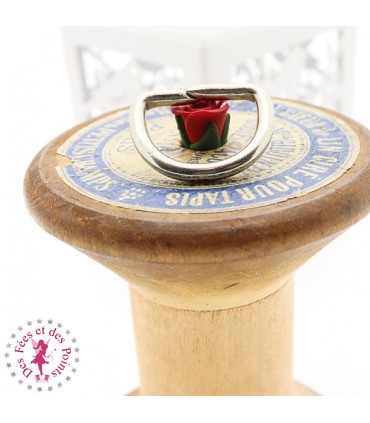 Anneau D -  16 mm - Argent