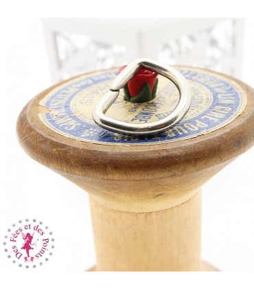 Anneau D -  16 mm - Argent