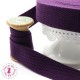 Sangle coton - 25 mm - Prune