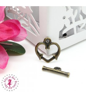 Charm / Fermoir "Coeur Baroque"