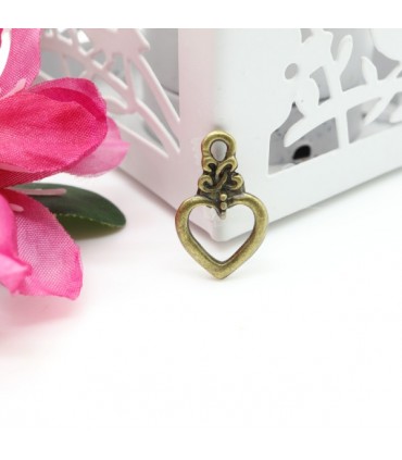 Charm / Fermoir "Coeur Heidi"