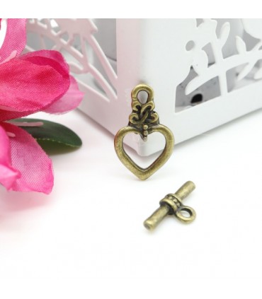 Charm / Fermoir Coeur Heidi